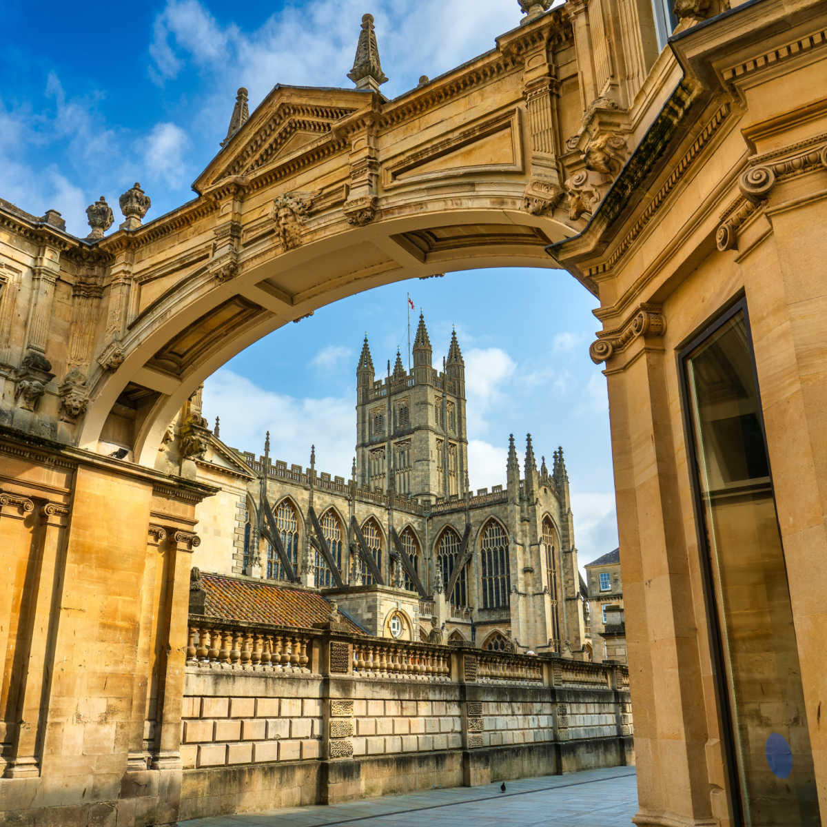York Street Arch in city of Bath, UK