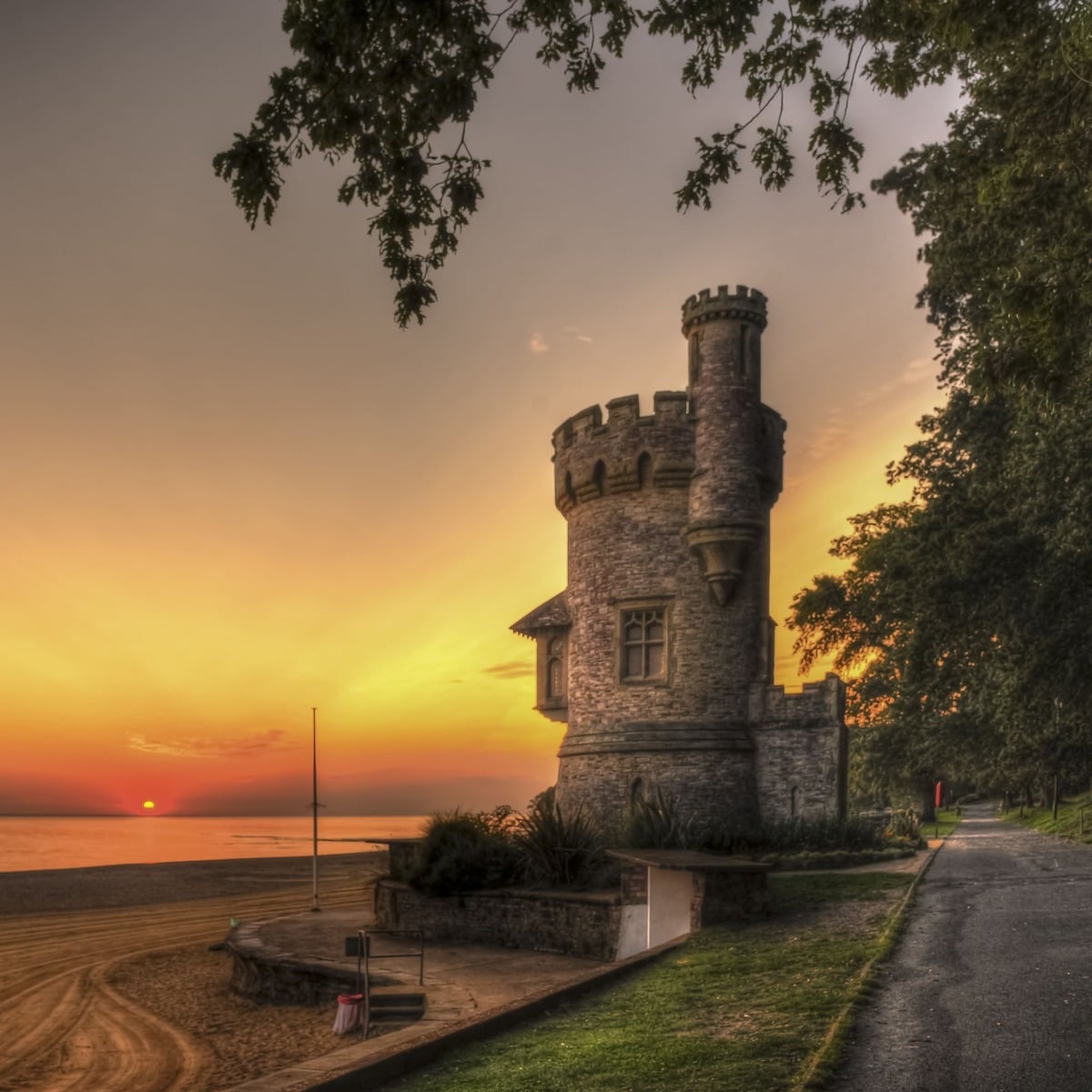 Appley Tower In Isle Of Wight, England