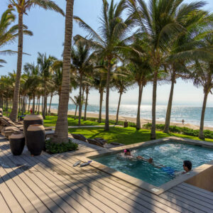 Beachfront hotel in Mancora, Peru