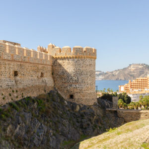 Castle in Almu&ntilde;&eacute;car, Spain