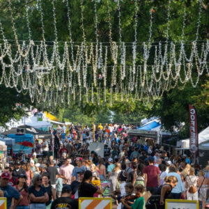 Downtown Farmers Market on Main Street in Columbia