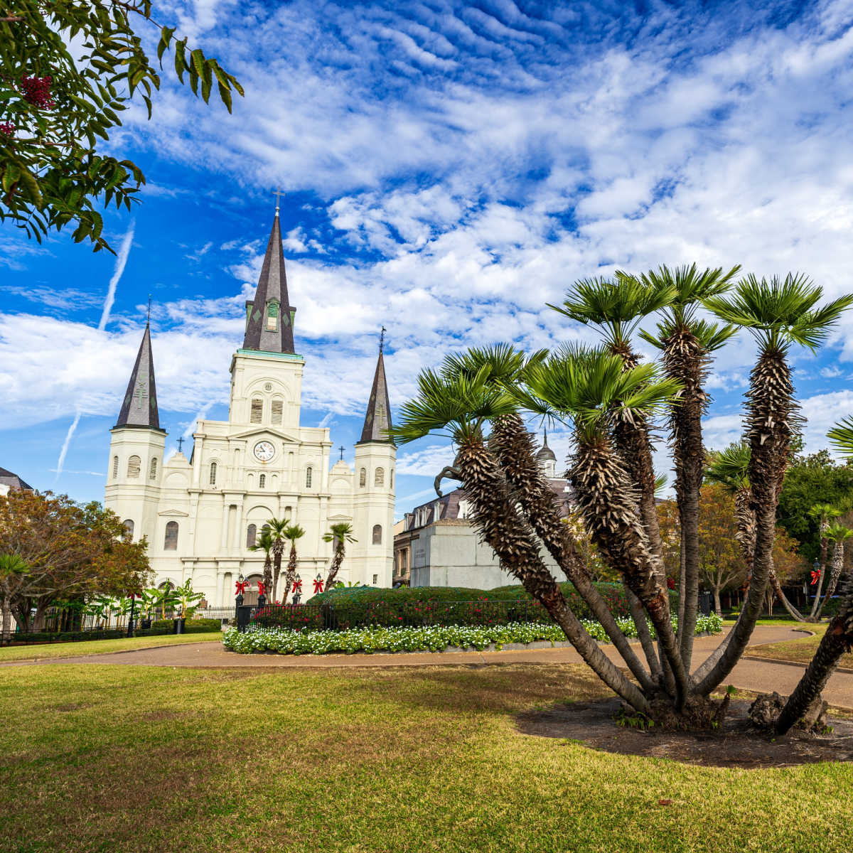 Famous St. Louis Cathedral in New Orleans, LA