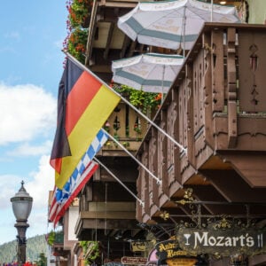 German flag in Leavenworth, WA