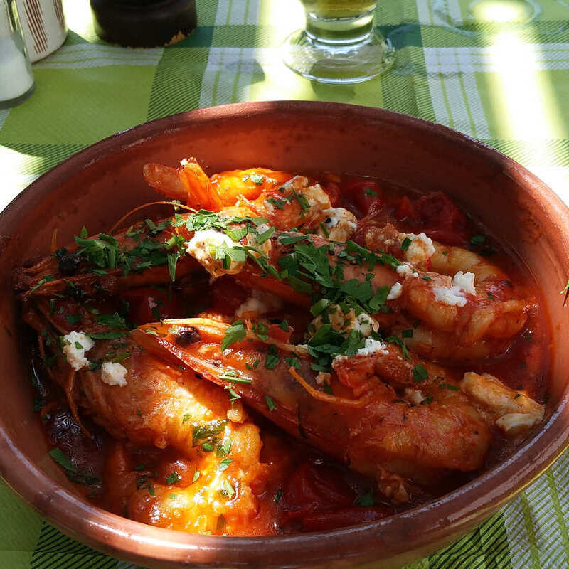 Greek Dish Served In Sifnos, Greece