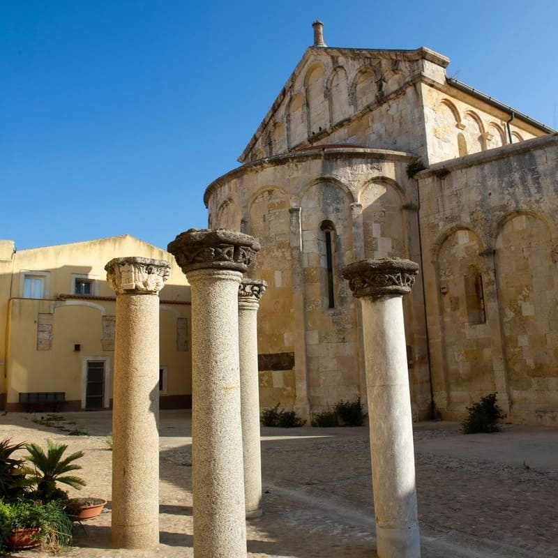 Historic Basilica In Porto Torres, Sardinia
