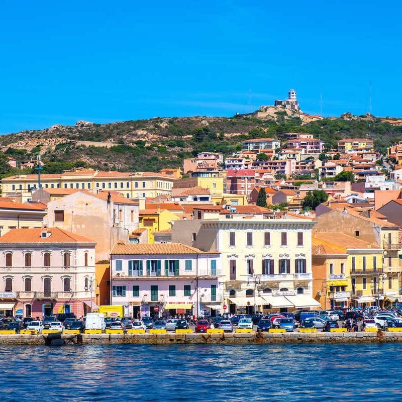 La Maddalena Port In Sardinia, Italy