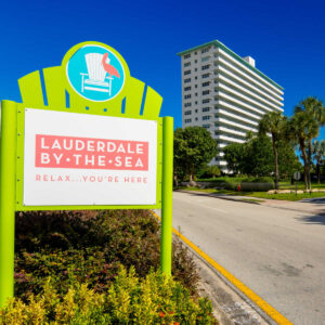 Lauderdale-by-the-Sea welcome sign