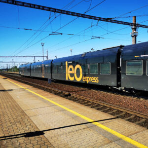 Leo Express train in Czechia