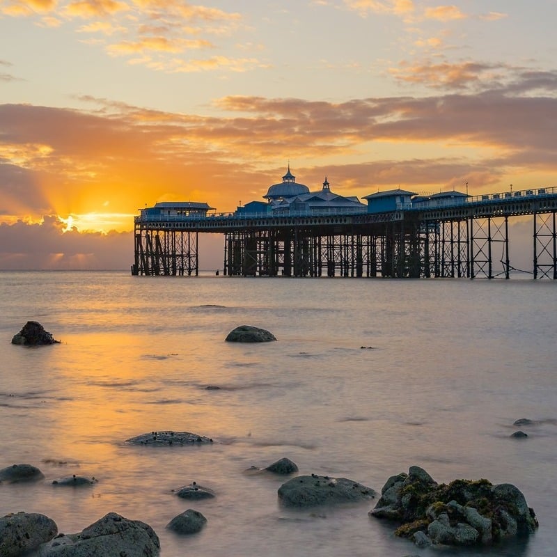 Llandudno Pier In North Wales, United Kingdom