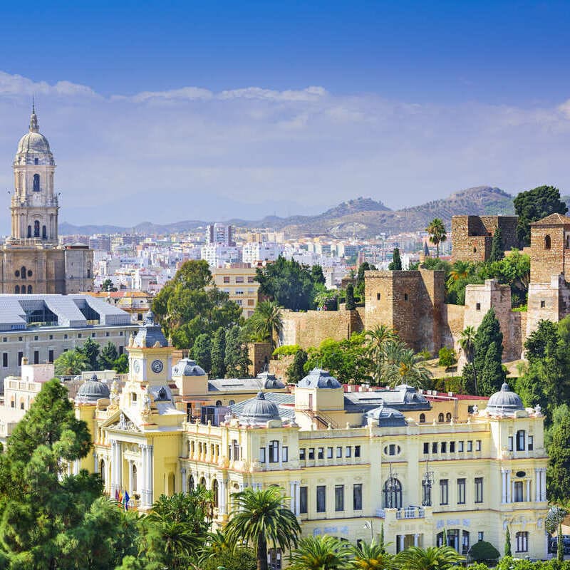 Malaga Skyline, Spain