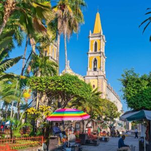 Mazatlan Cathedral In Mexico
