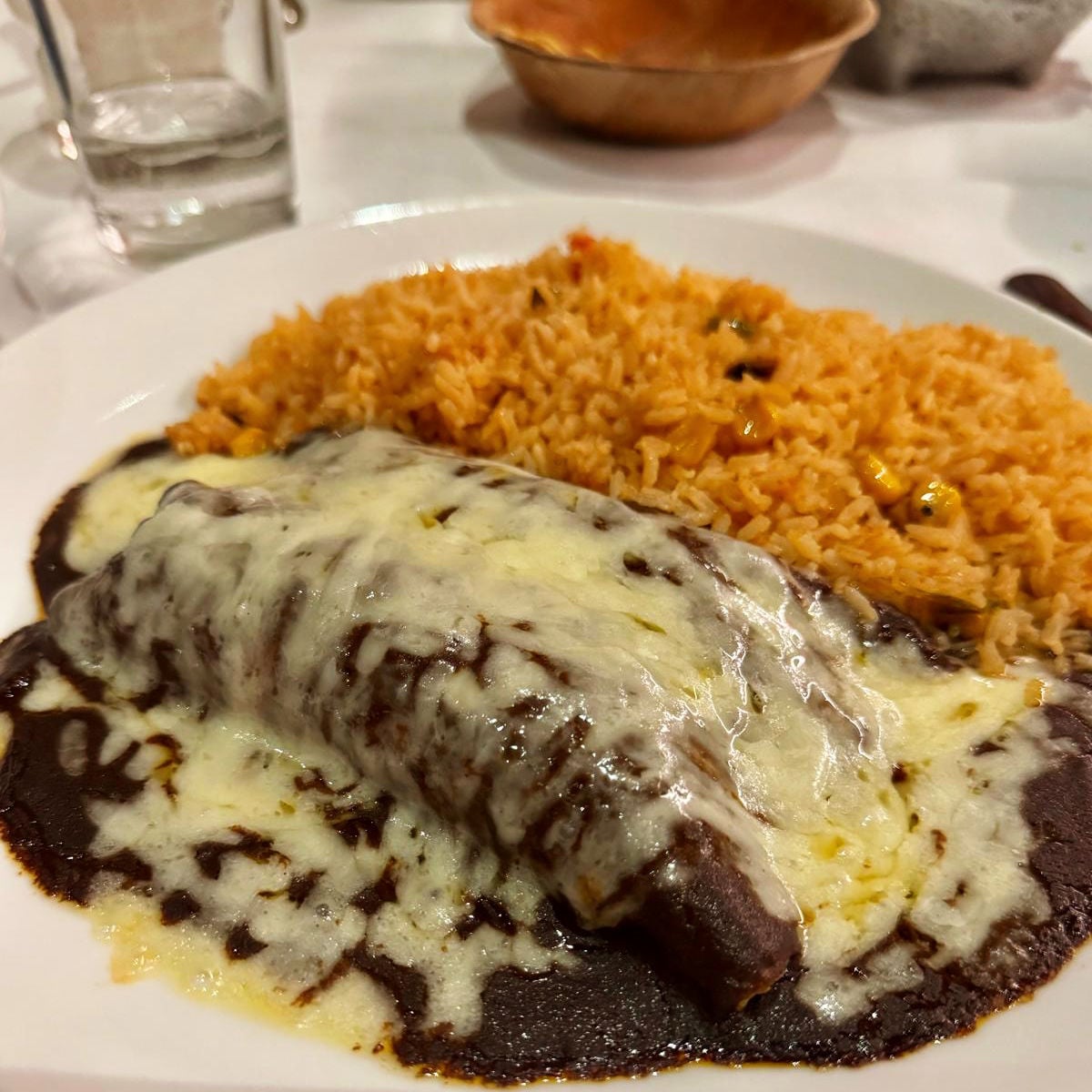 Mole Enchiladas at Rosario's in San Antonio