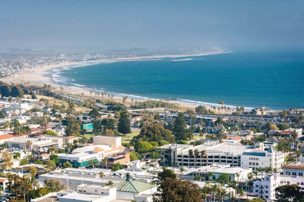 Sweeping view of Ventura, CA