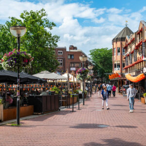 People walking through Eindhoven