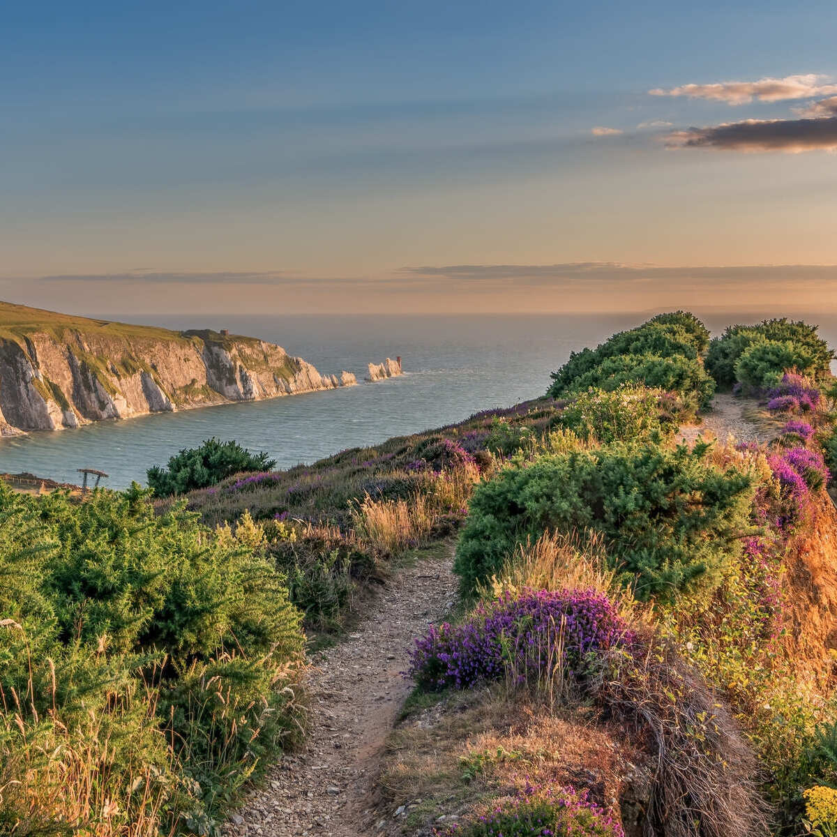 Picturesque Coastline In Isle Of Wight, United Kingdom
