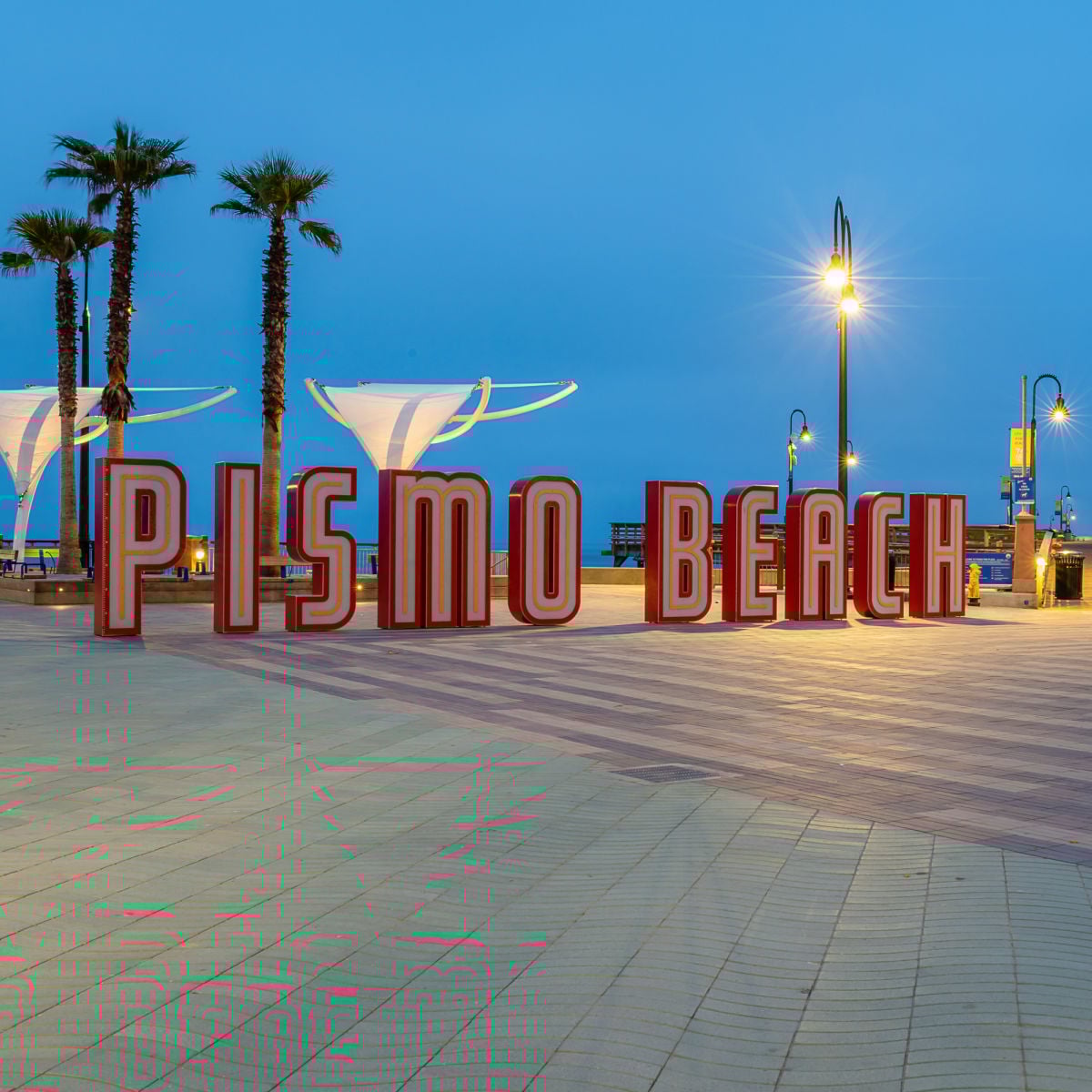 Pismo Beach welcome sign