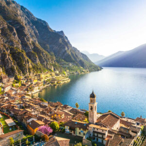 Postcard-worthy village of Lake Garda, Italy