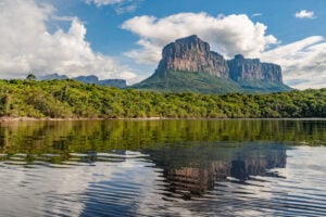 Scenic view of Canaima National Park Mountains and Canyons in Venezuela
