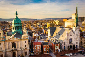 Harrisburg, PA cityscape