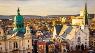 Harrisburg, PA cityscape