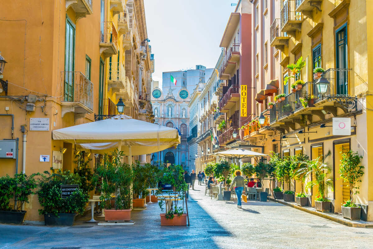 A Street In Trapani, Sicily