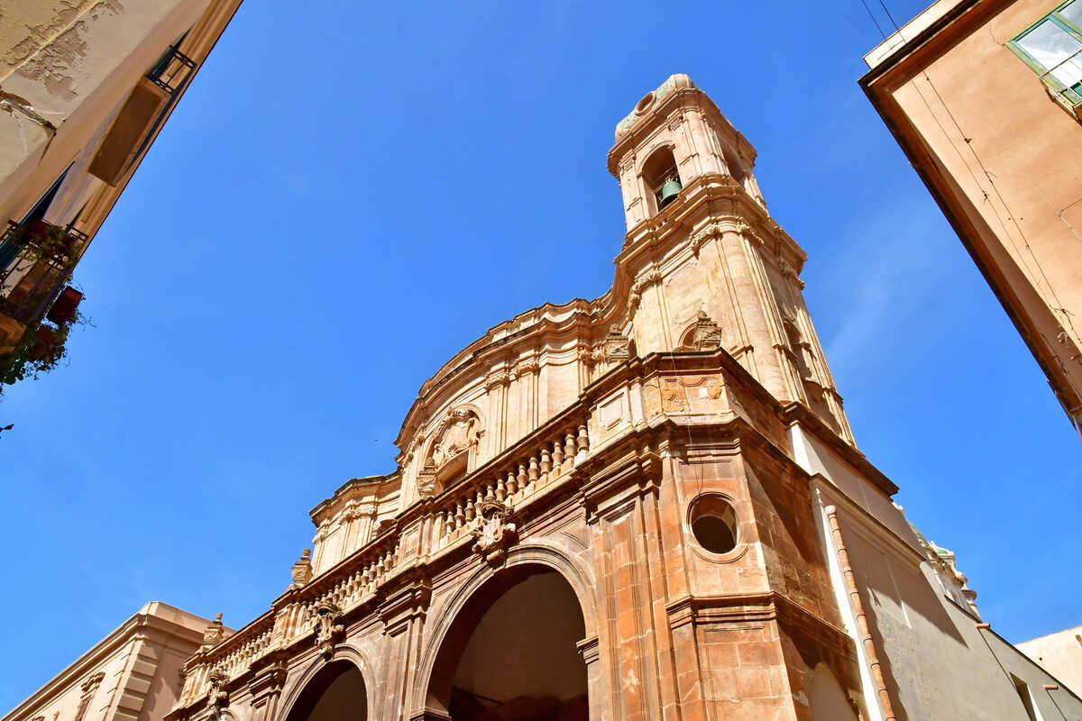 Baroque Church In Trapani, Sicily