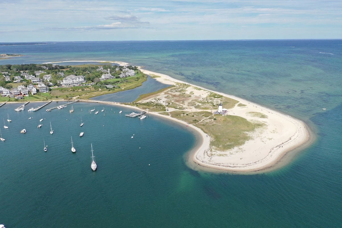 Beach in Edgartown in Martha's Vineyard