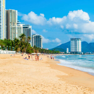 Beach in Nha Trang, Vietname