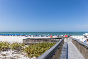 Boardwalk to Marco Island Beach Florida