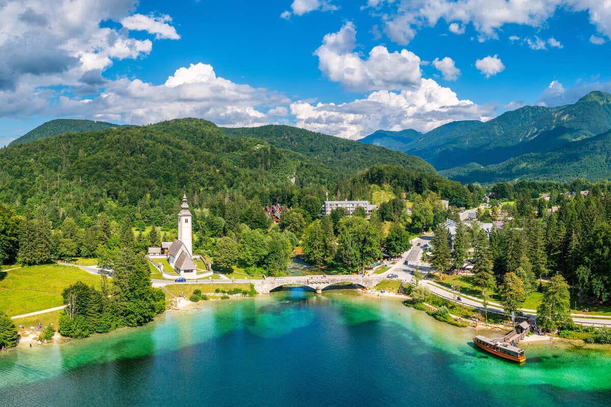Bohinj Lake In Slovenia