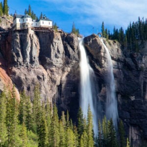 Bridal Veil Falls in Telluride, CO