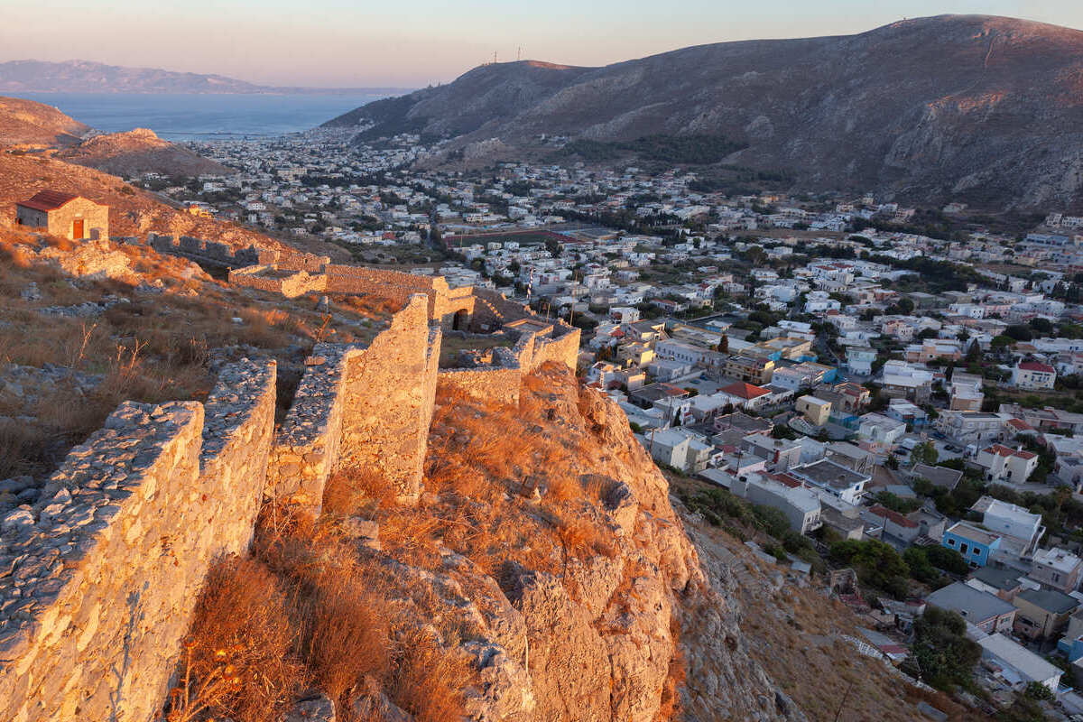 Chora Castle In Kalymnos, Greece