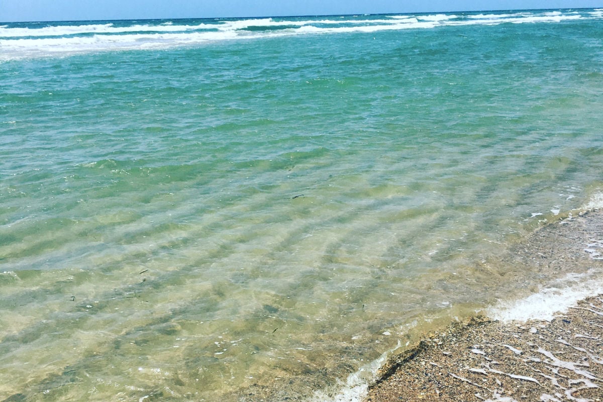 Clear waters of Emerald Isle, NC