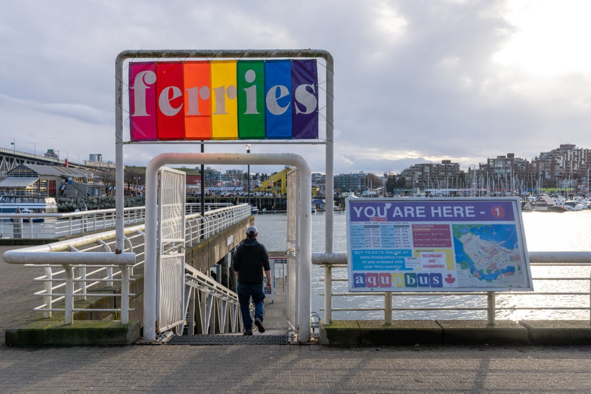 Ferry port in Vancouver