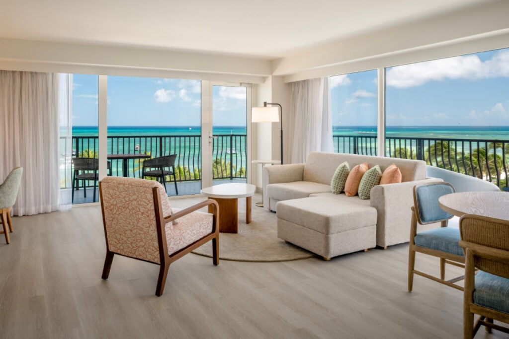 Governor Suite Living Room Aruba Marriott