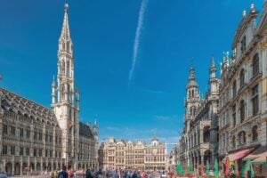 Grand Place In Brussels, Belgium