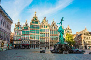 Grote Markt In Antwerp, Belgium