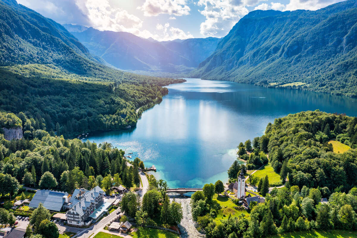 Panoramic View Of Bohinj, Slovenia