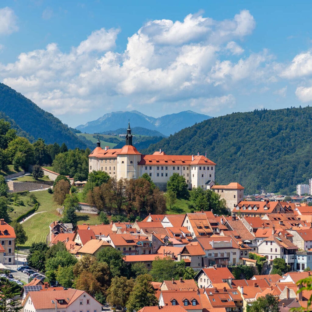 Panoramic View Of &Scaron;kofja Loka, Slovenia