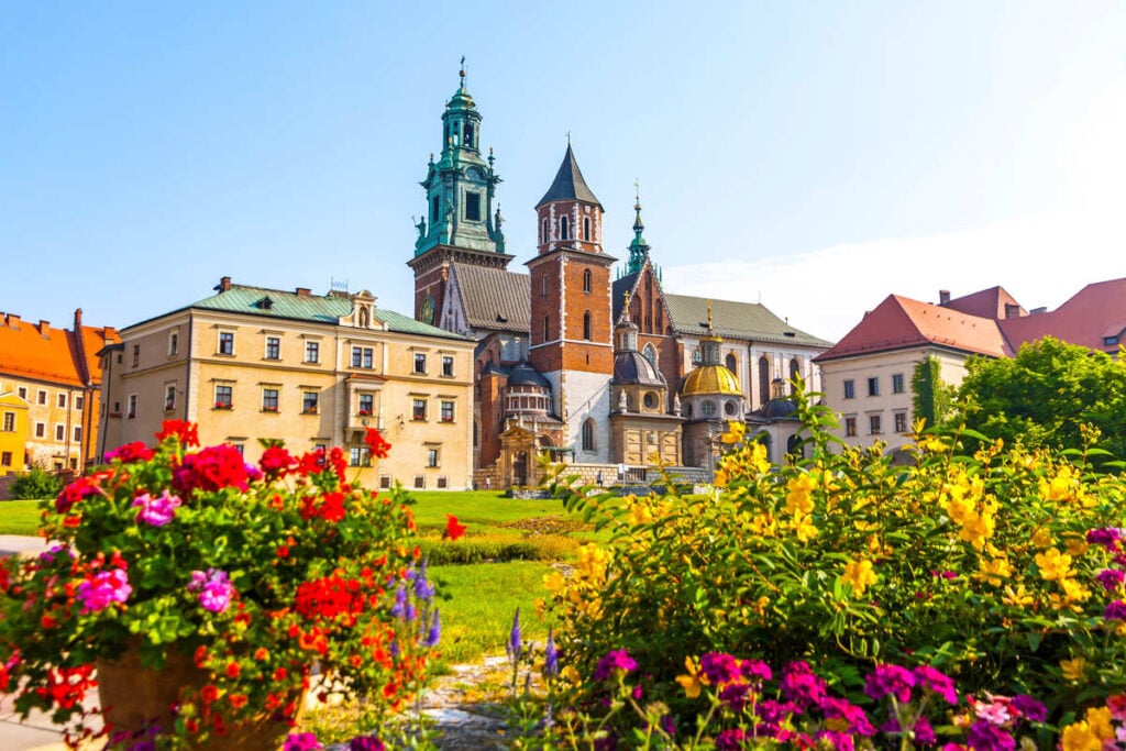 Wawel Castle In Krakow, Poland
