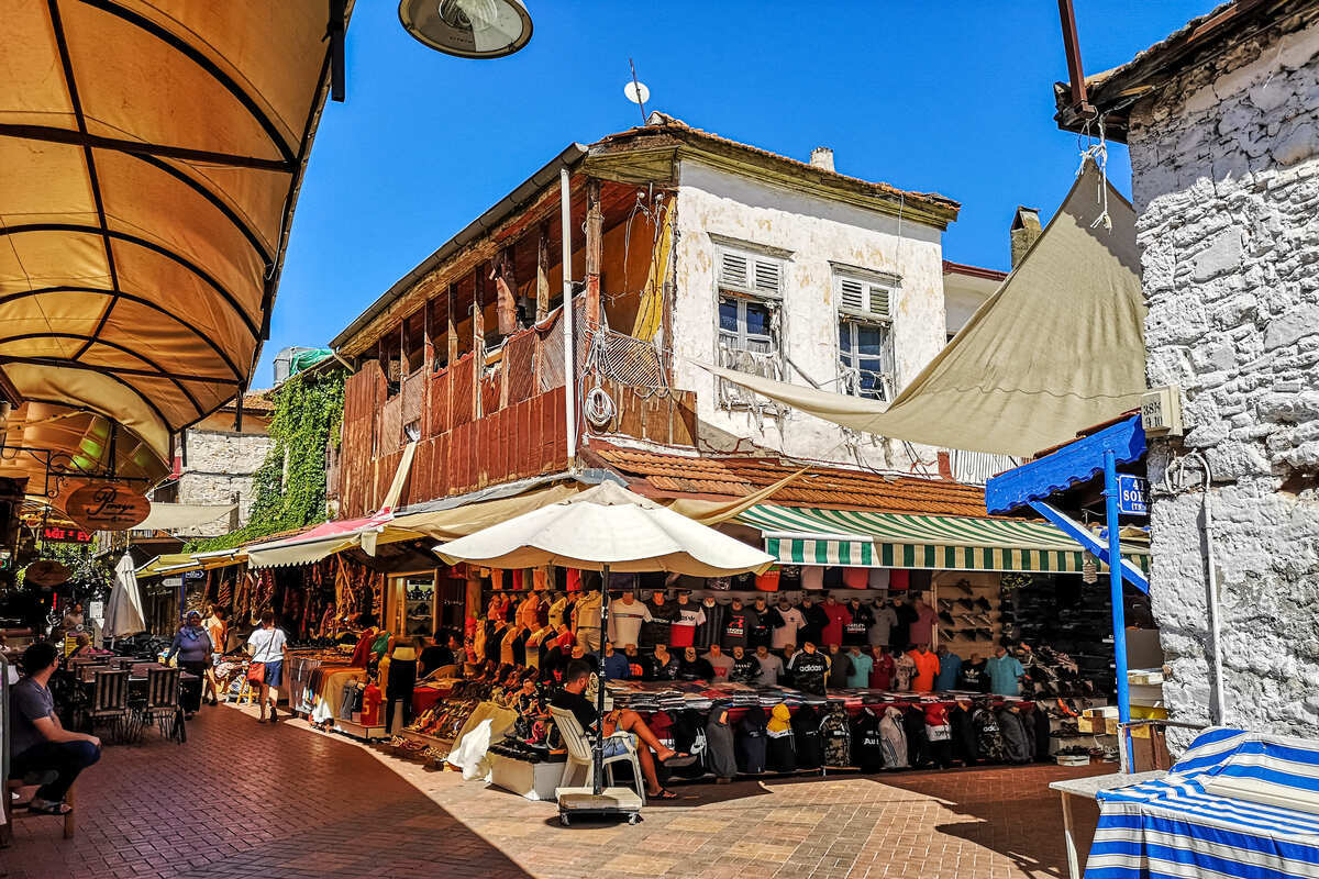 Fethiye Bazaar In Turkey