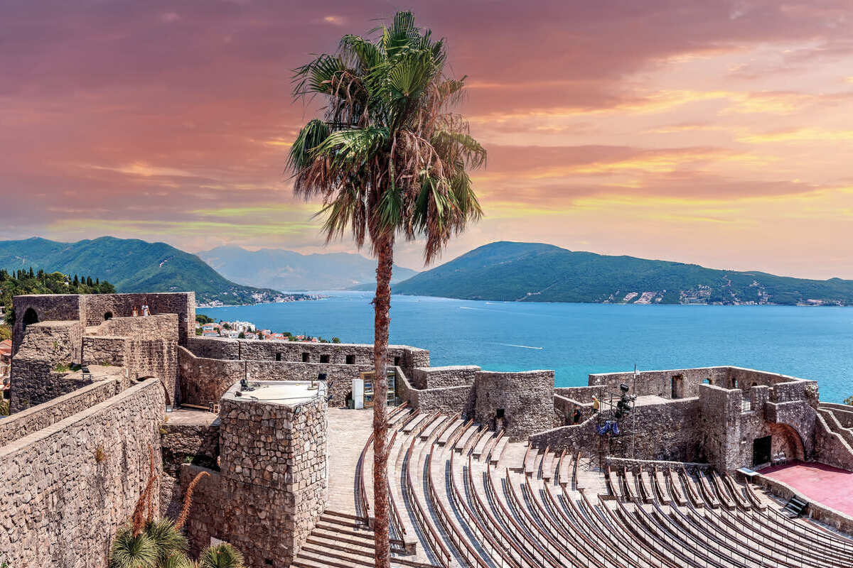 Forte Mare castle in Herceg Novi, Montenegro