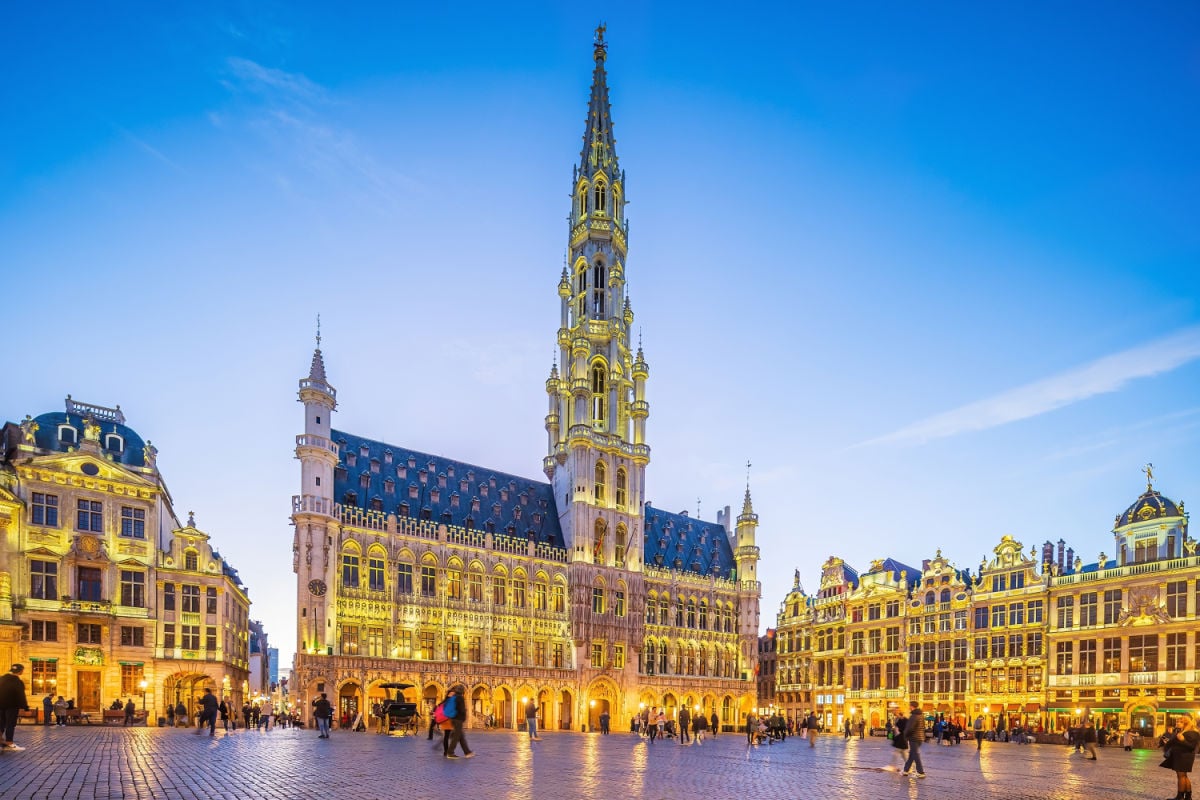 Grandiose plaza in center of Brussels