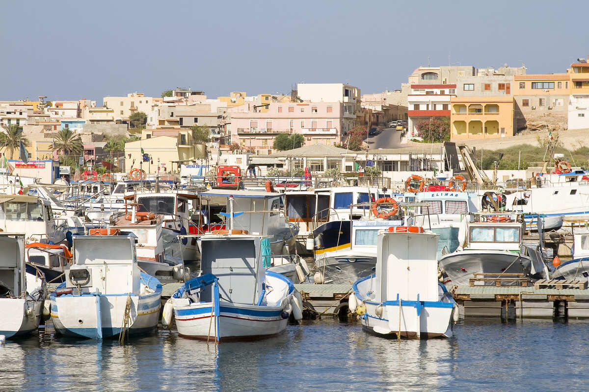 Lampedusa Town Port, Italy