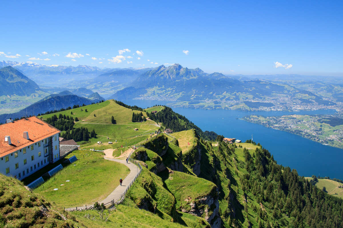 Mount Rigi In Switzerland