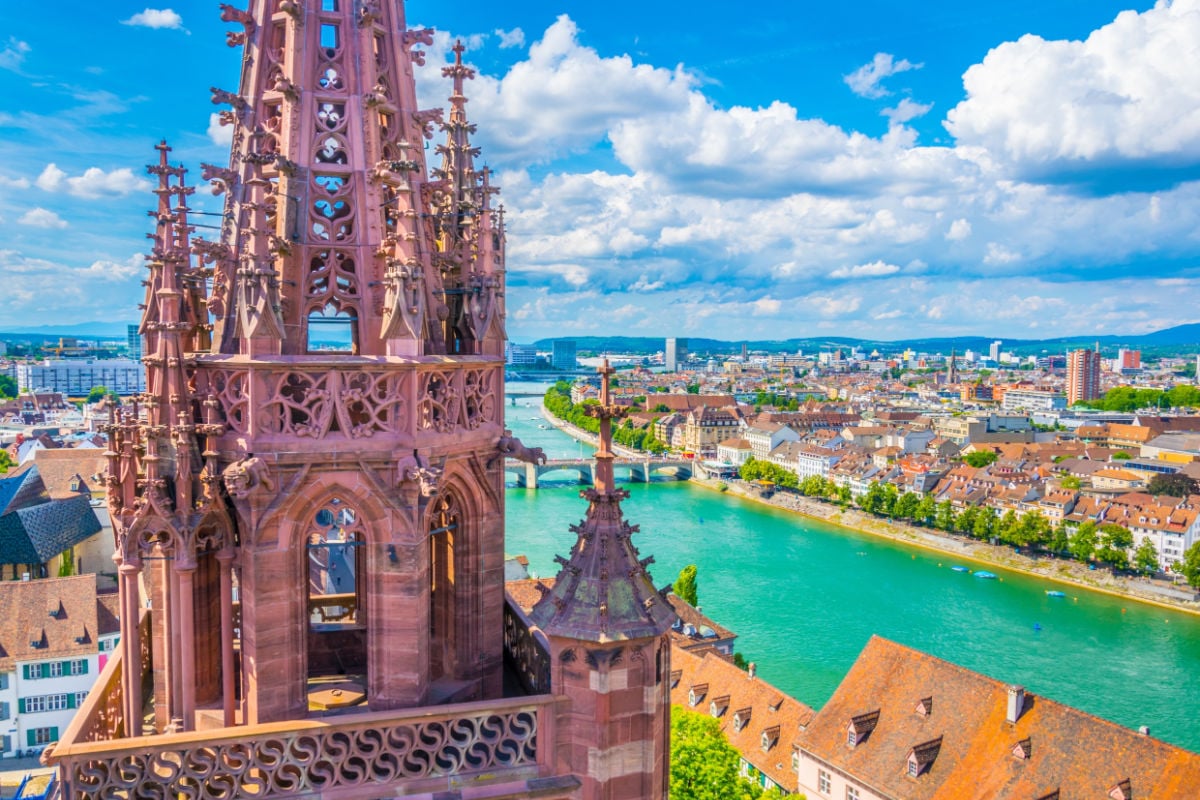 Munster Cathedral in Basel, Switzerland