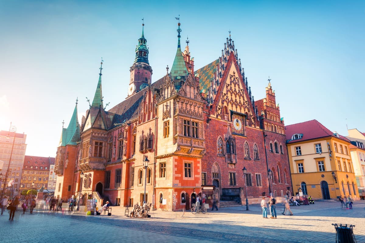 Old Town Hall In Wroclaw, Poland
