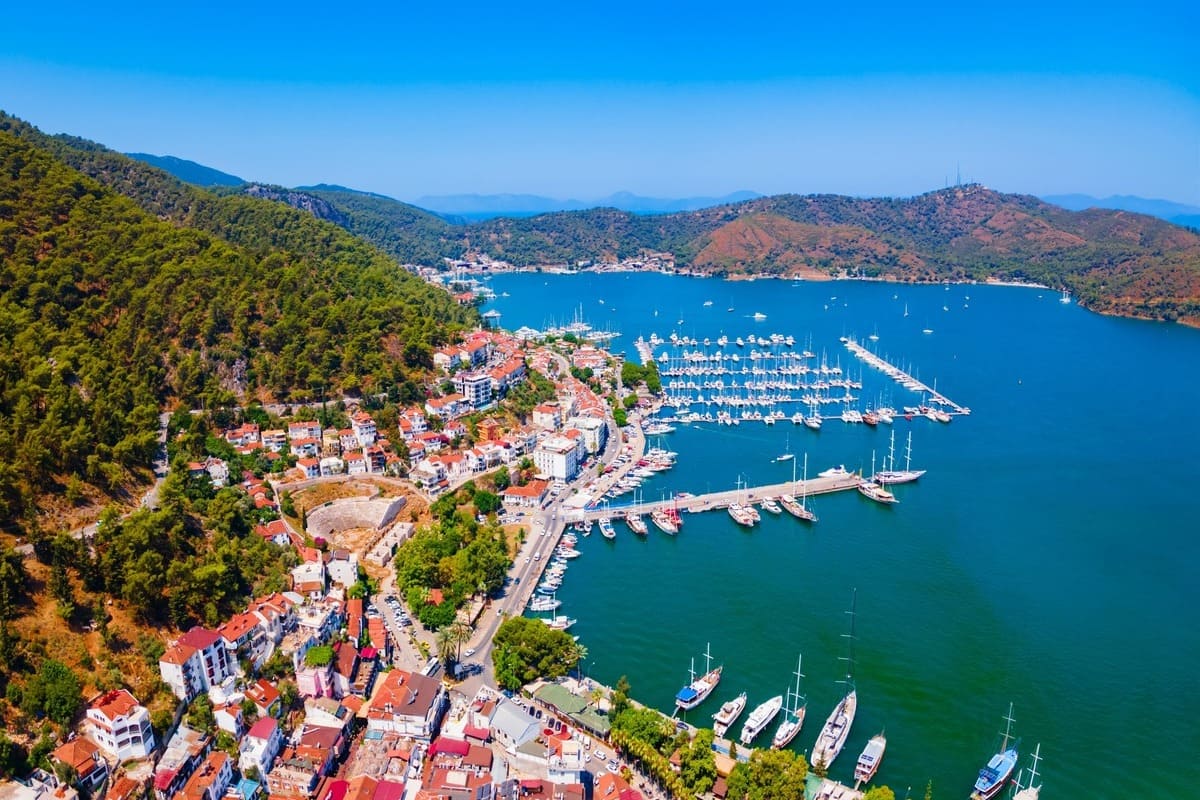 Panoramic View Of Fethiye, Turkey
