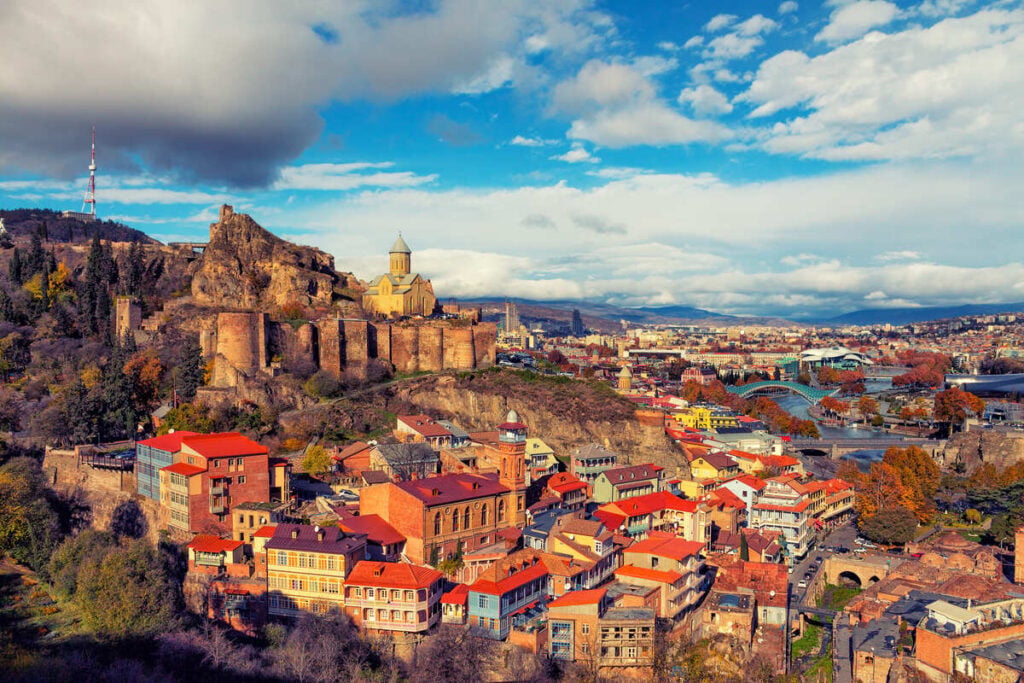 Panoramic View Of Tbilisi, Georgia