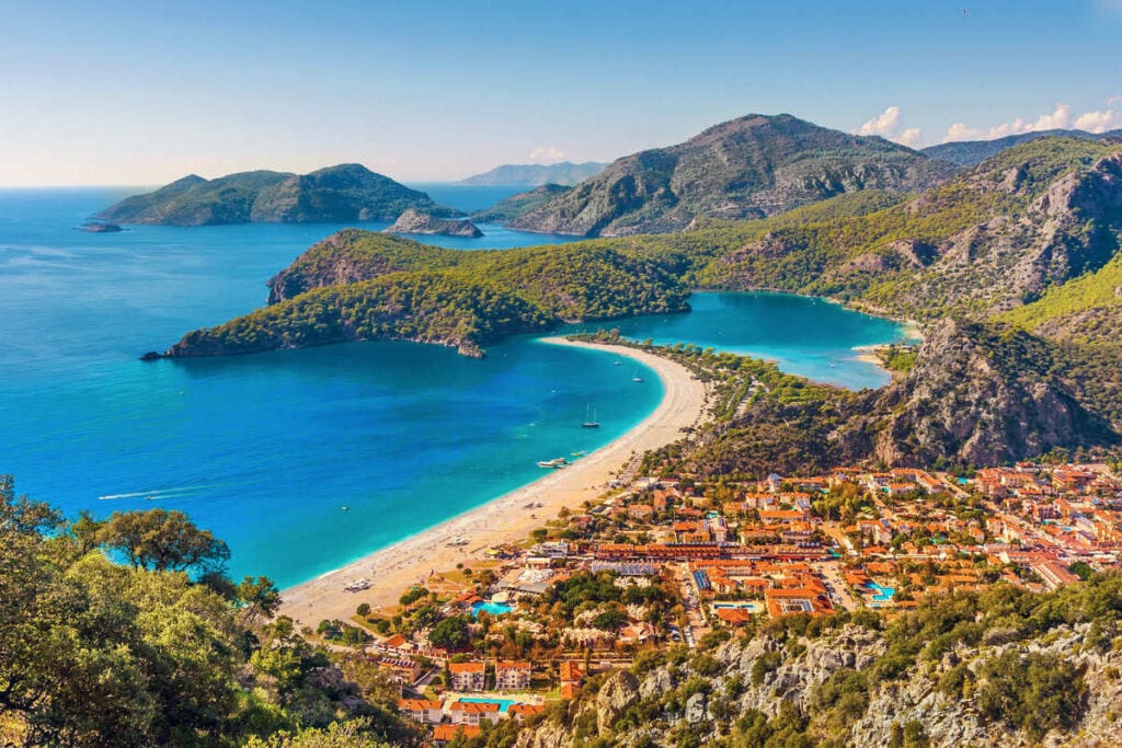 Panoramic View Of The Fethiye Coast, Turkey